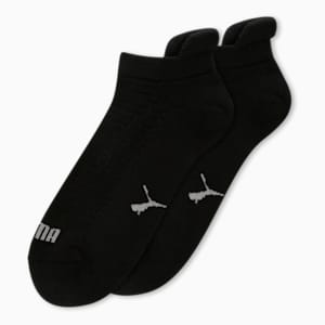 Unisex Cushioned Sneaker Socks Pack of 2, PUMA Black-PUMA Black, extralarge-IND